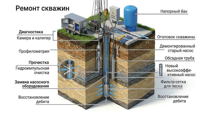 Ремонт скважин в Иваново